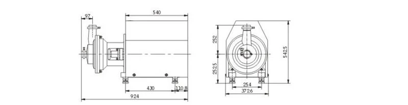 11/15Kw-40T/50T-32m Return pump (self-priming pump)